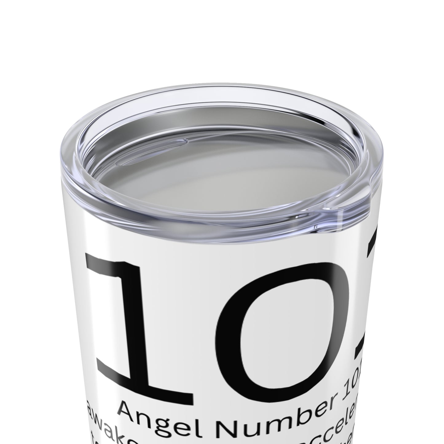 Angel Number 1010 - Inspirational Tumbler 20oz - Motivational Quote Drinkware, 2023, Gift for Friends, Self-Care, Unique Office Mug, Astrology