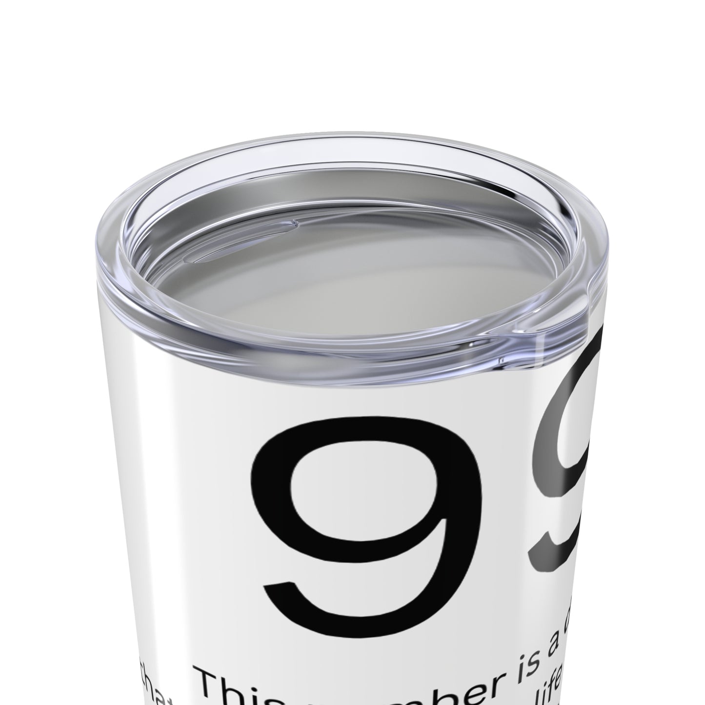 Angel Number 999 - Inspirational 20oz Tumbler | Spiritual Growth Motivation | Perfect Gift for Friends | Positive Affirmations | Daily Reminder Mug