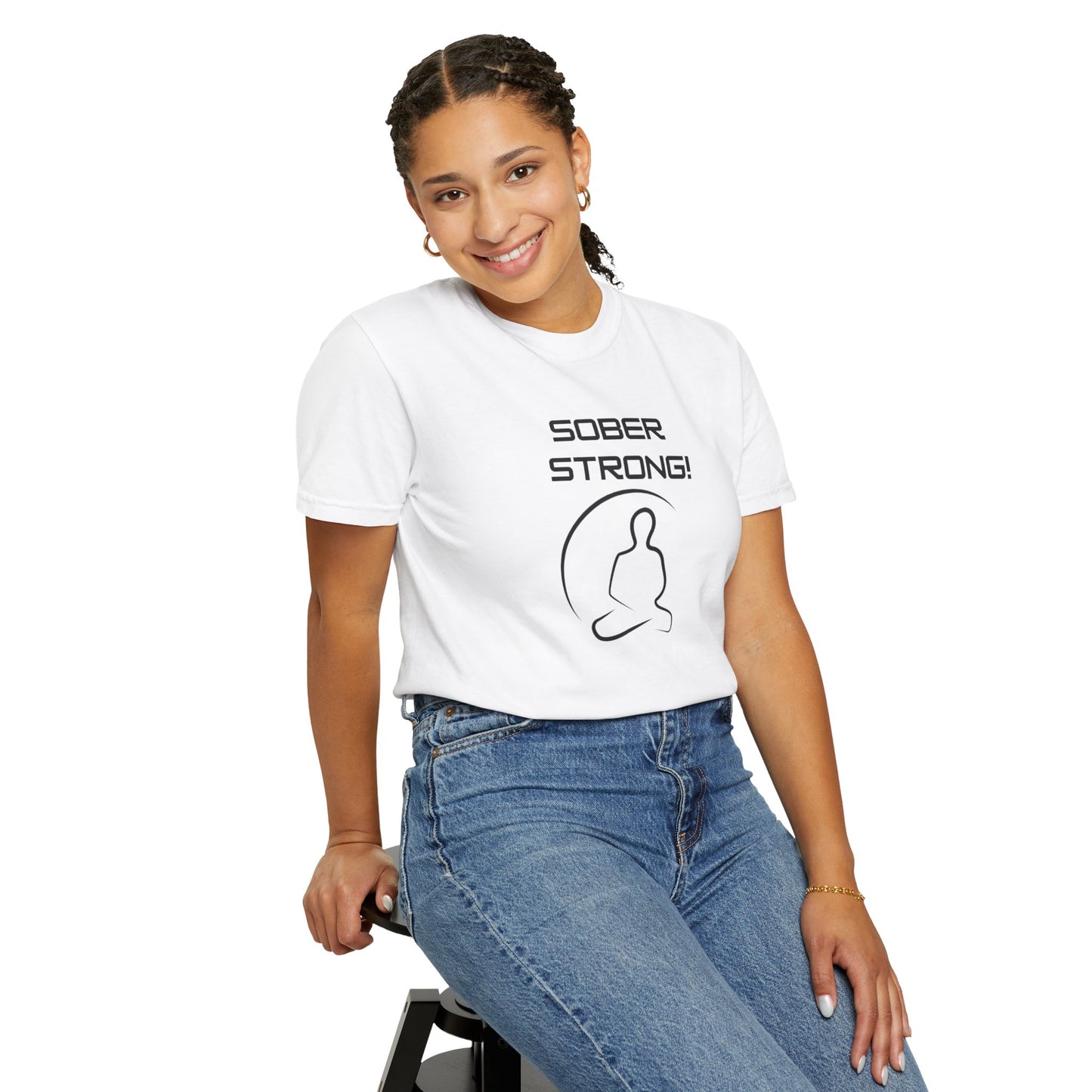 'Sober Strong' - Unisex Graphic Shirt, Positive Vibes, Casual Wear