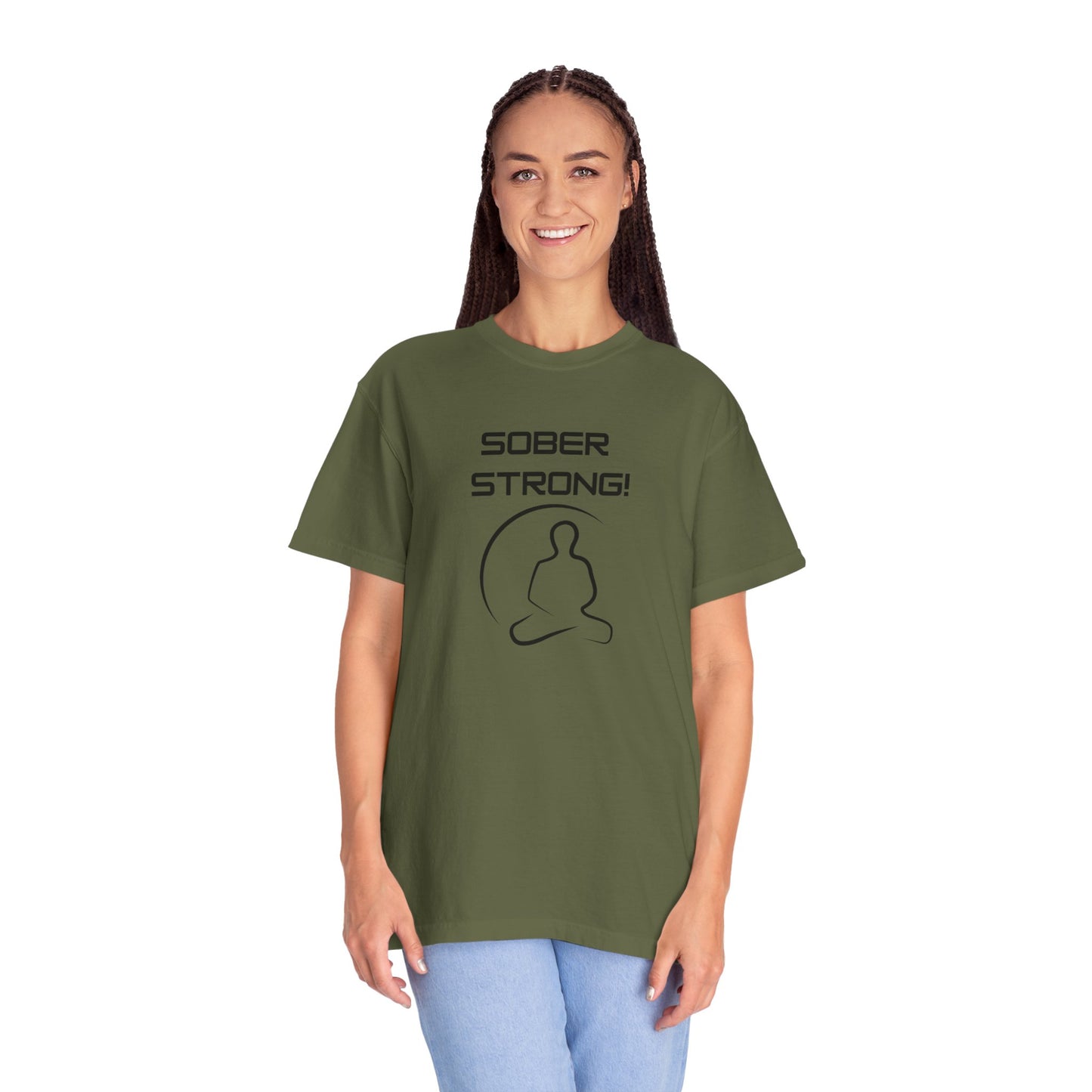 'Sober Strong' - Unisex Graphic Shirt, Positive Vibes, Casual Wear