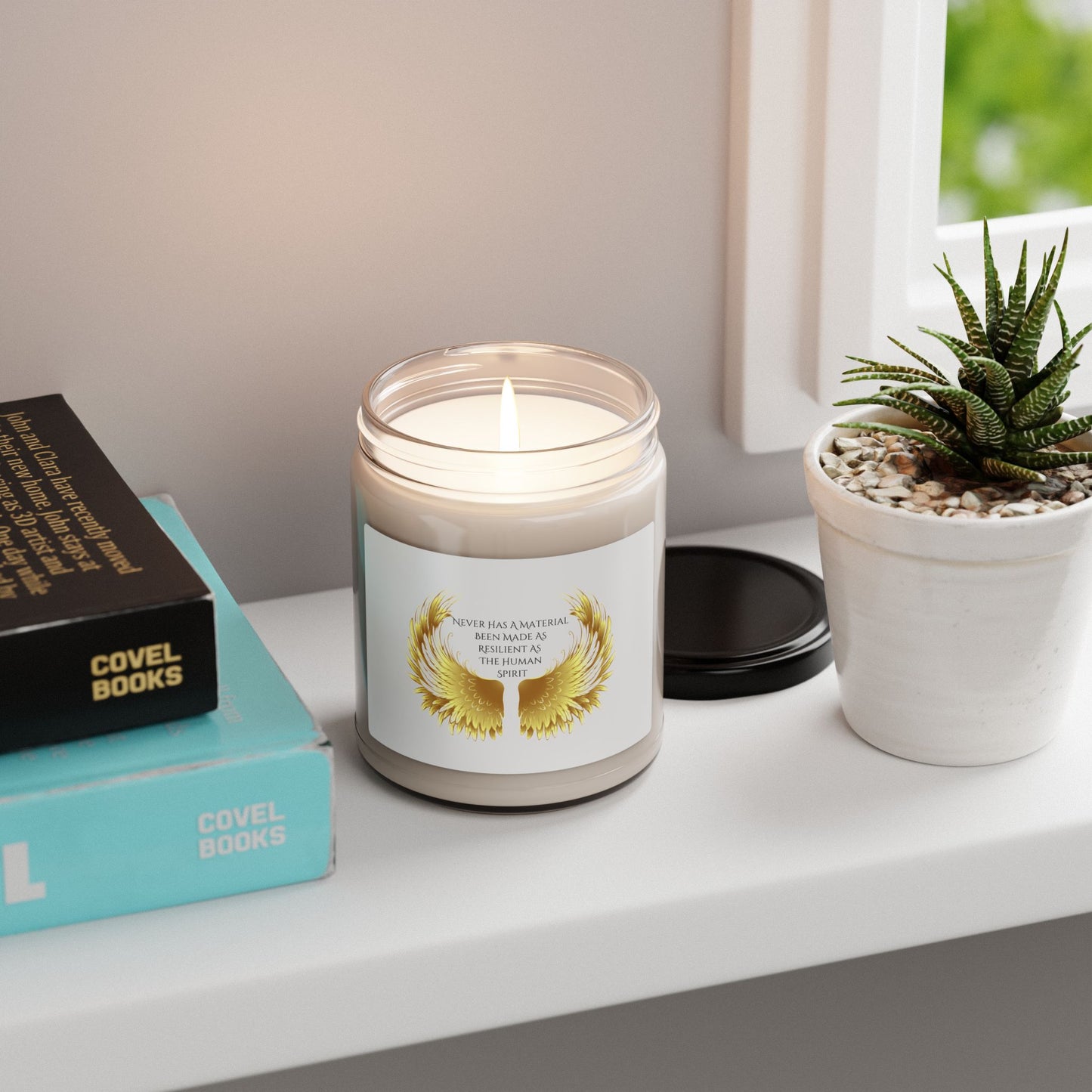 Resilient Spirit-Scented Soy Candle - 9oz Inspirational Home Fragrance