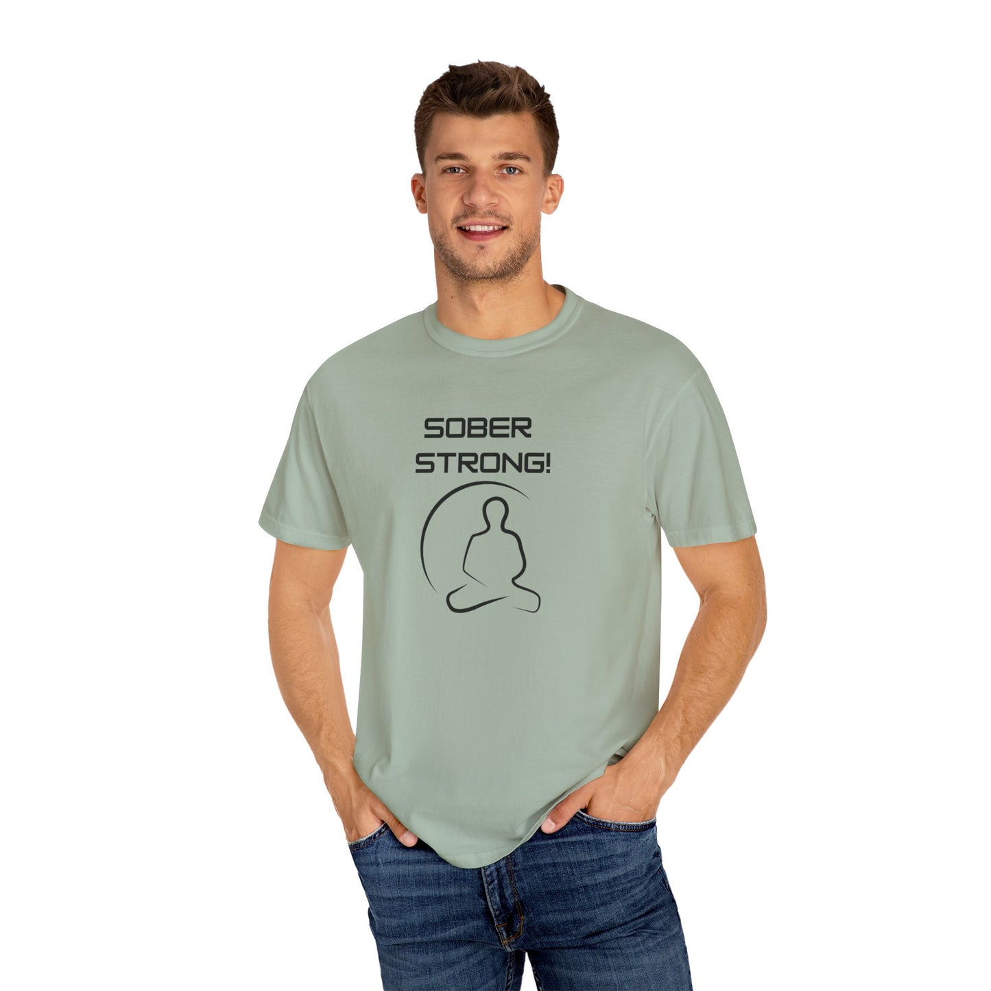 'Sober Strong' - Unisex Graphic Shirt, Positive Vibes, Casual Wear