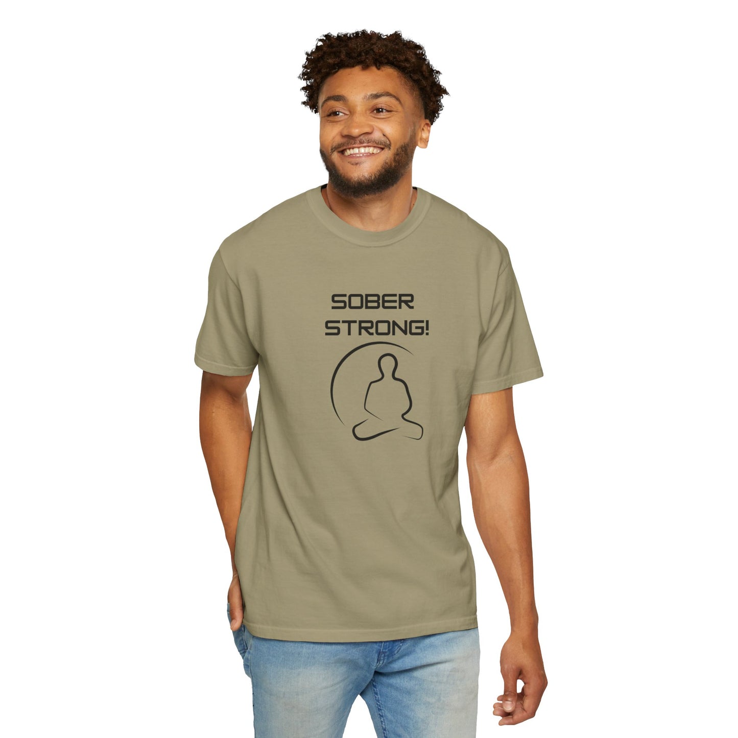 'Sober Strong' - Unisex Graphic Shirt, Positive Vibes, Casual Wear