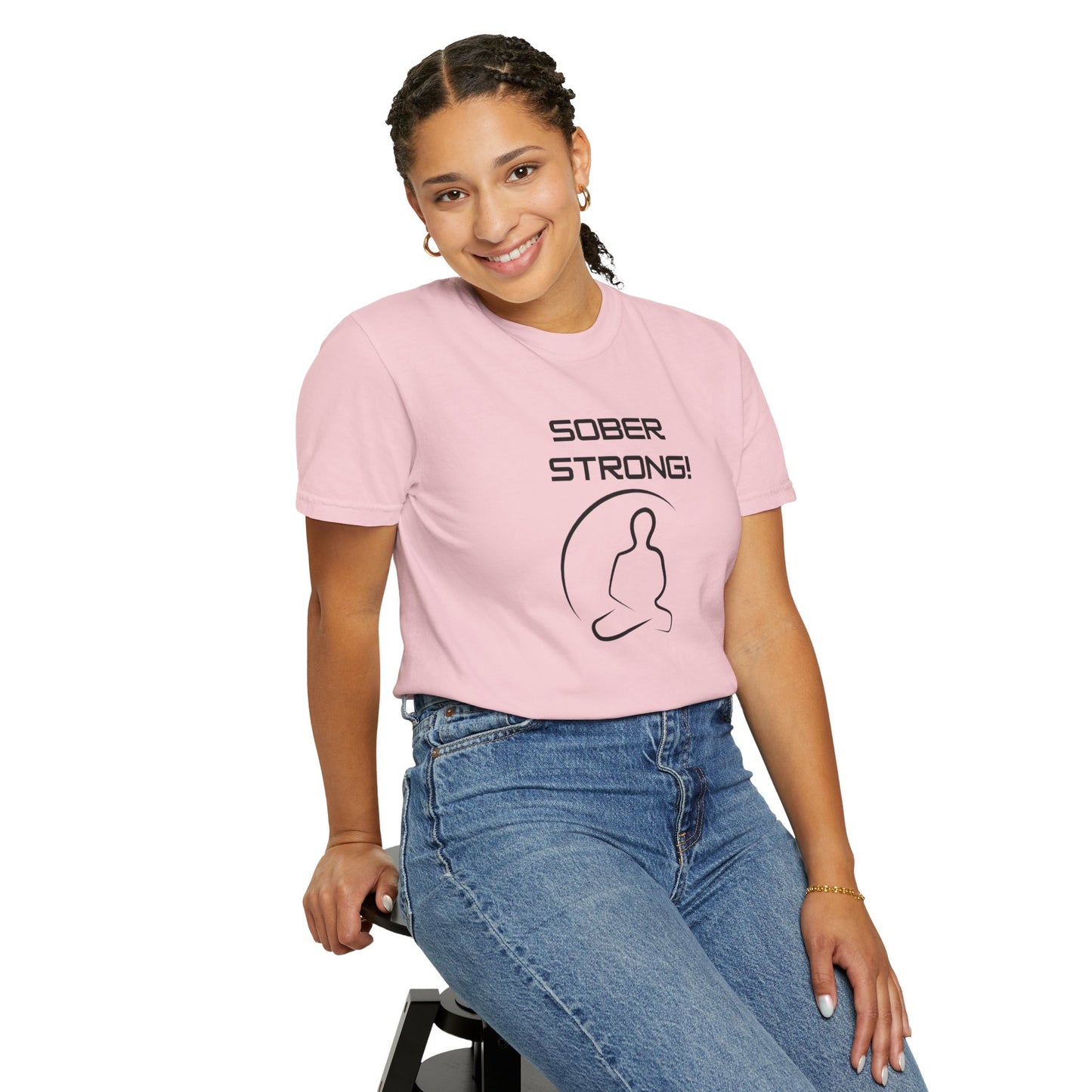 'Sober Strong' - Unisex Graphic Shirt, Positive Vibes, Casual Wear