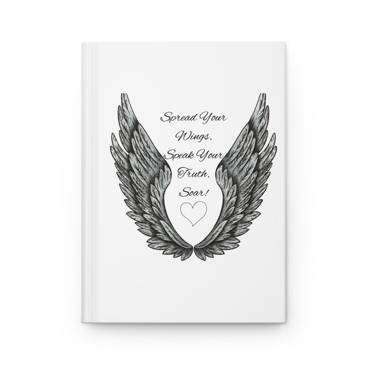 Inspirational Hardcover Journal, Motivation Notebook, Gift for Writers, Spiritual Journal, Creativity Planner