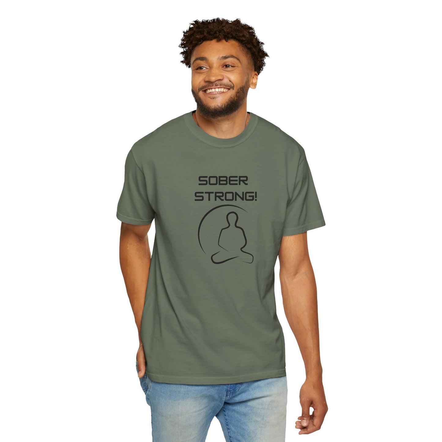 'Sober Strong' - Unisex Graphic Shirt, Positive Vibes, Casual Wear