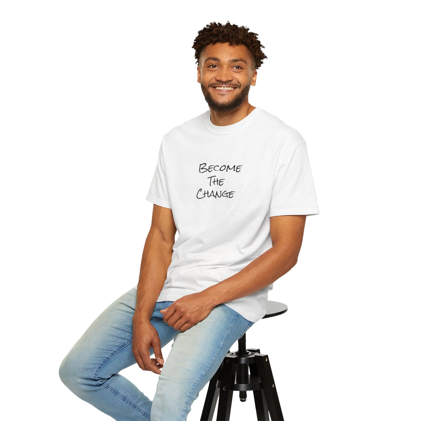 'Become The Change' -  Unisex Graphic Shirt, Positive Vibes, Casual Wear