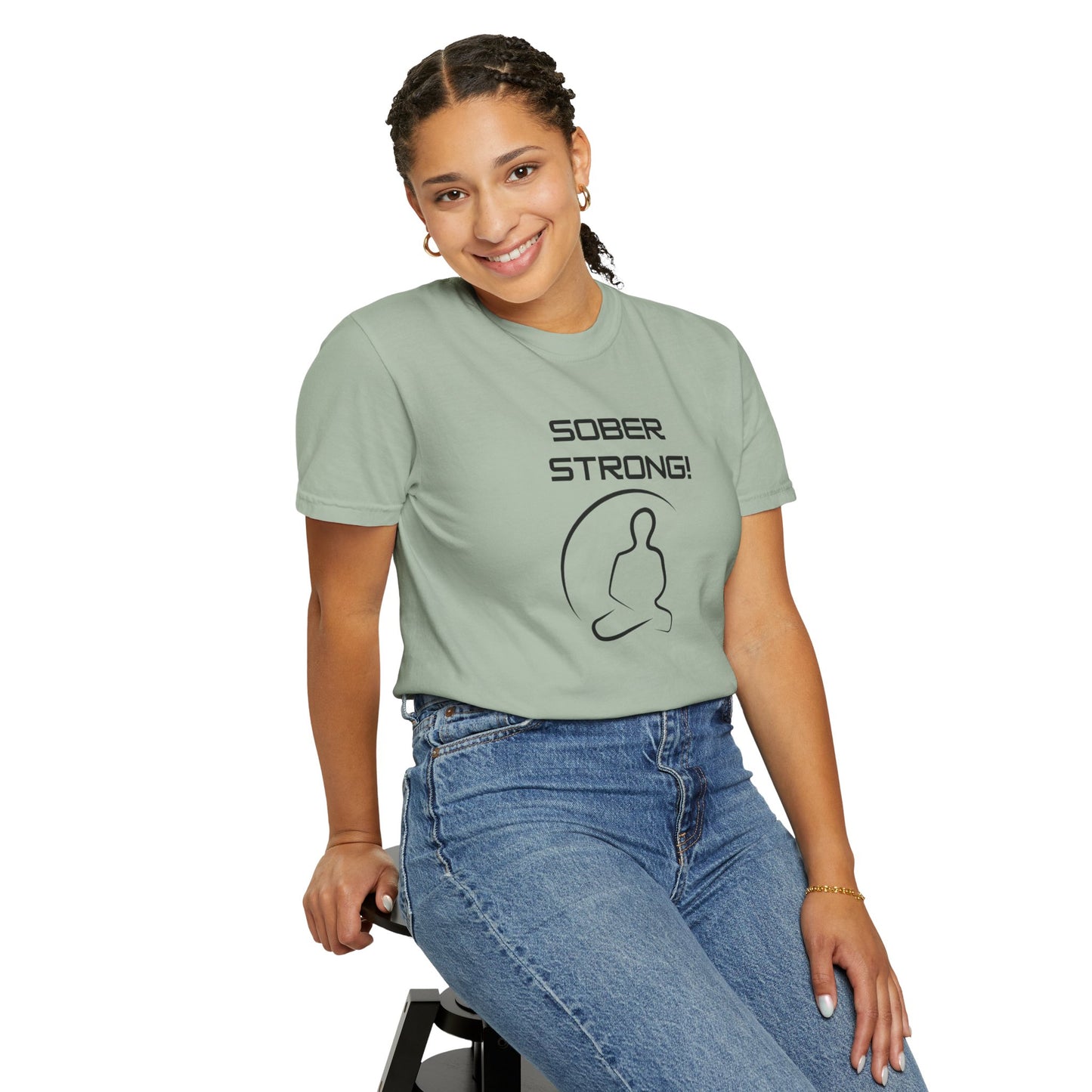 'Sober Strong' - Unisex Graphic Shirt, Positive Vibes, Casual Wear