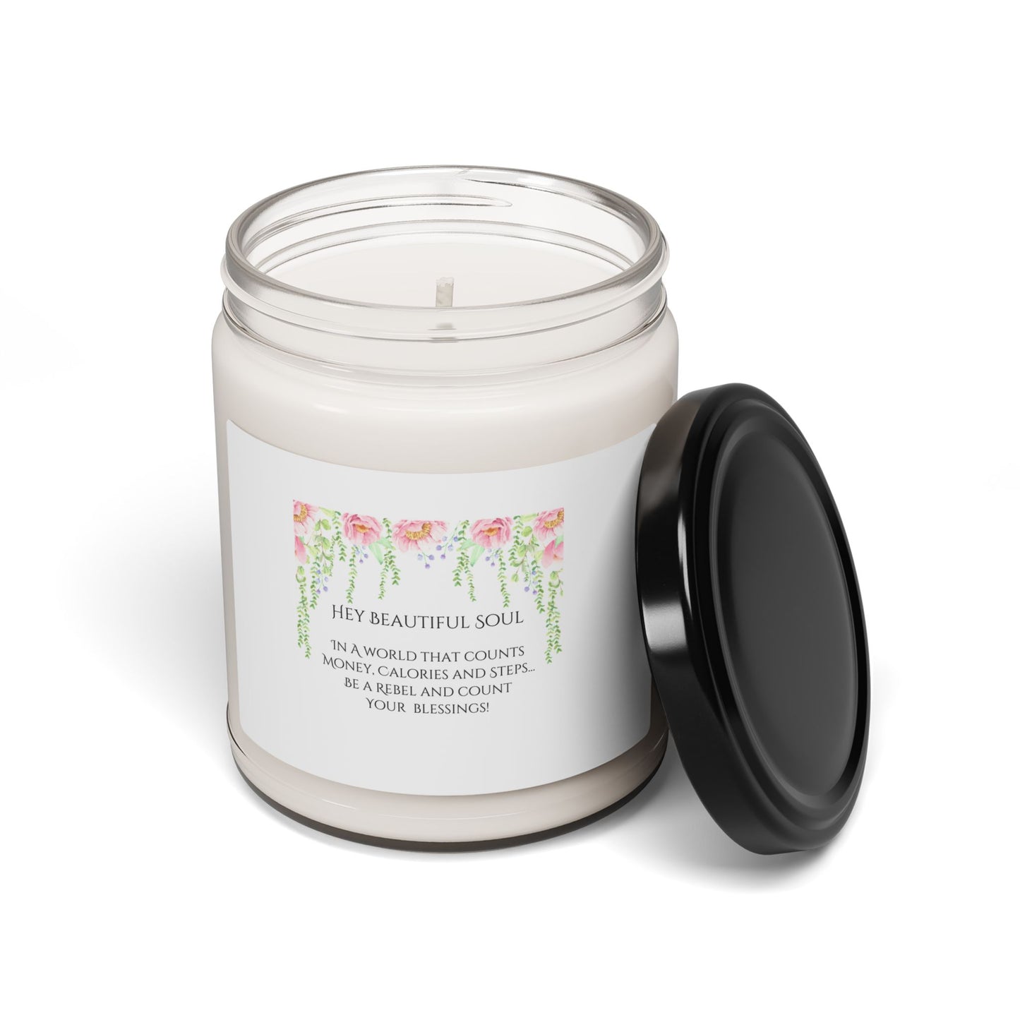 Count Your Blessings-Inspirational Scented Soy Candle 9oz