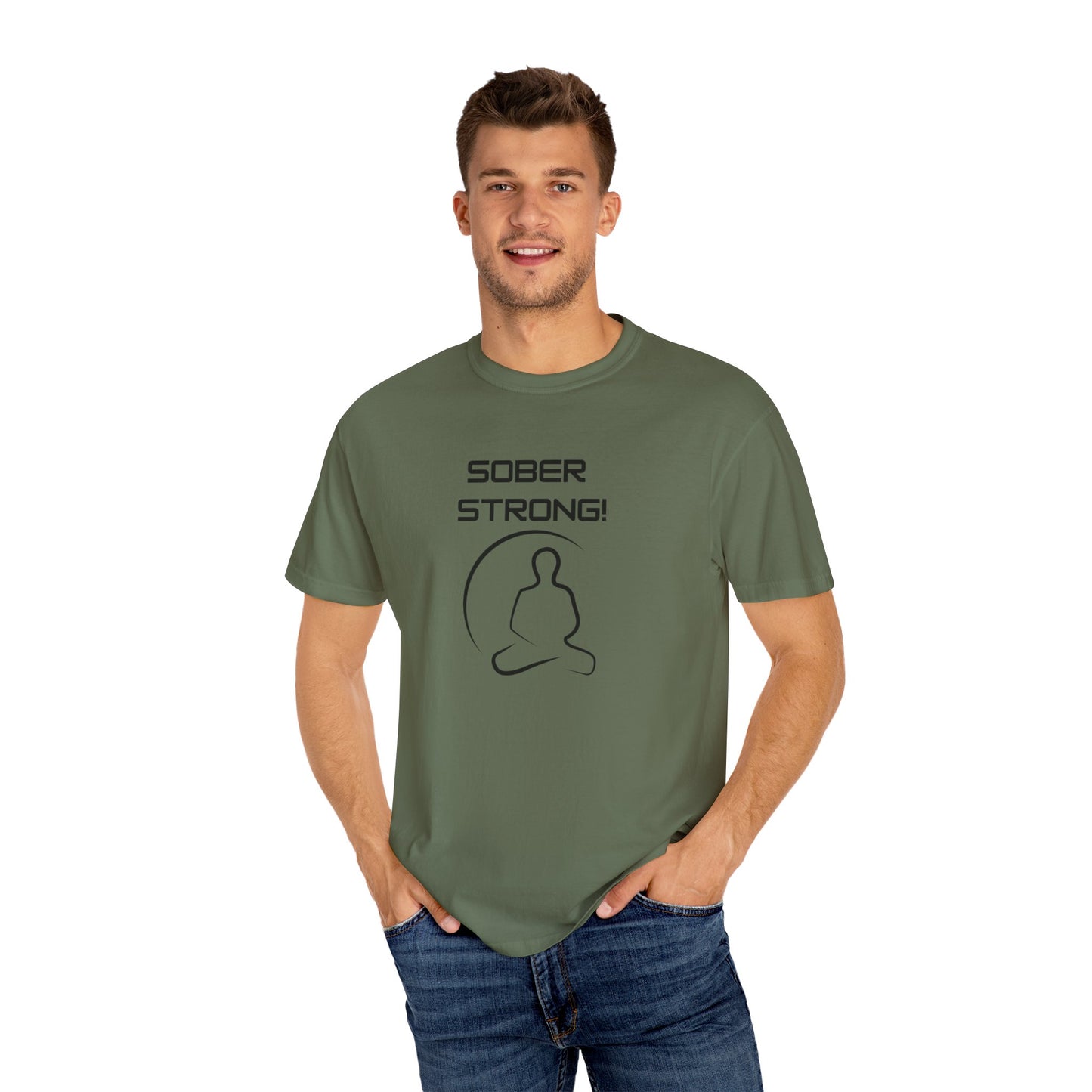 'Sober Strong' - Unisex Graphic Shirt, Positive Vibes, Casual Wear