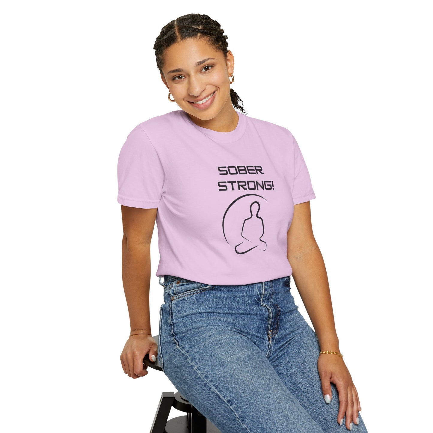 'Sober Strong' - Unisex Graphic Shirt, Positive Vibes, Casual Wear