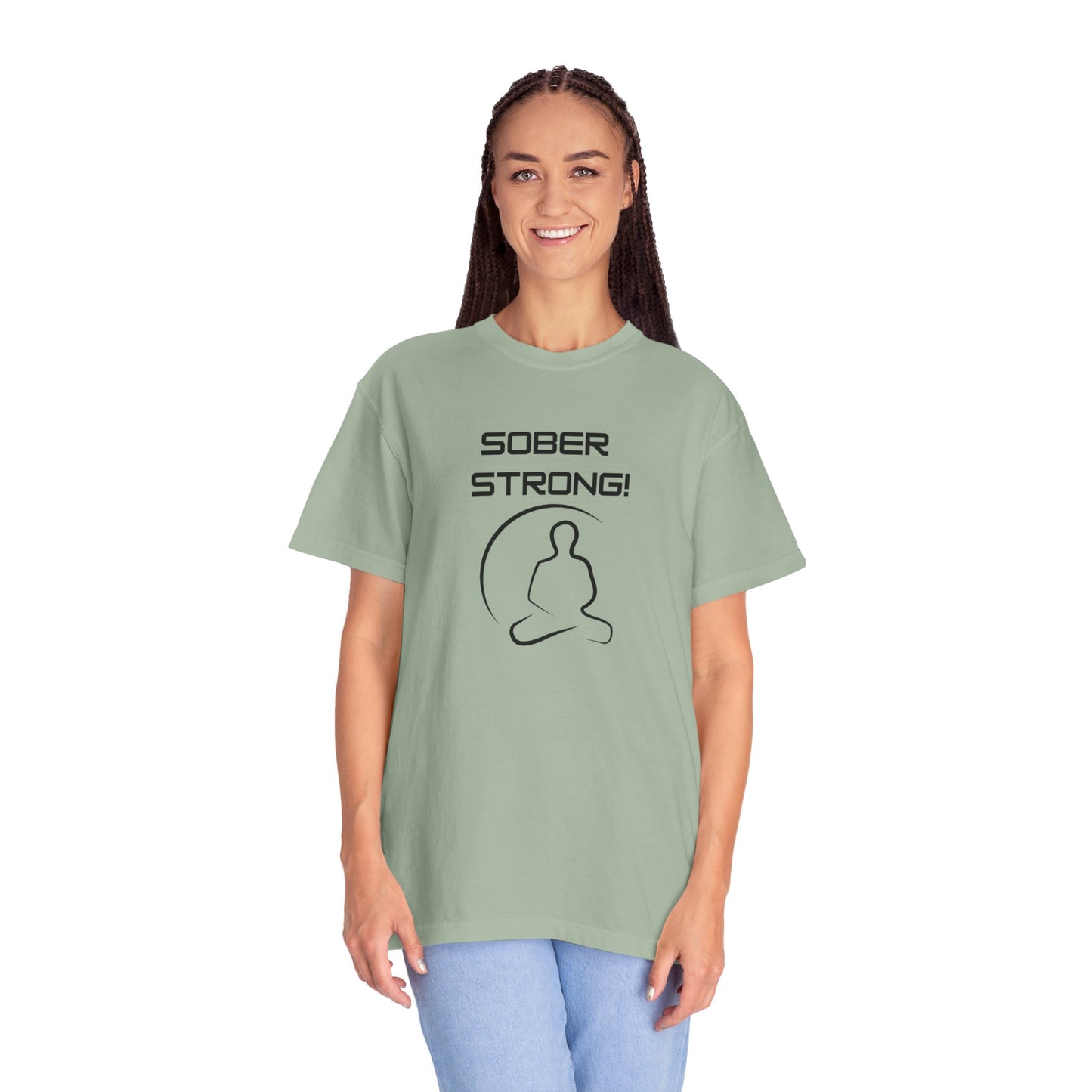 'Sober Strong' - Unisex Graphic Shirt, Positive Vibes, Casual Wear