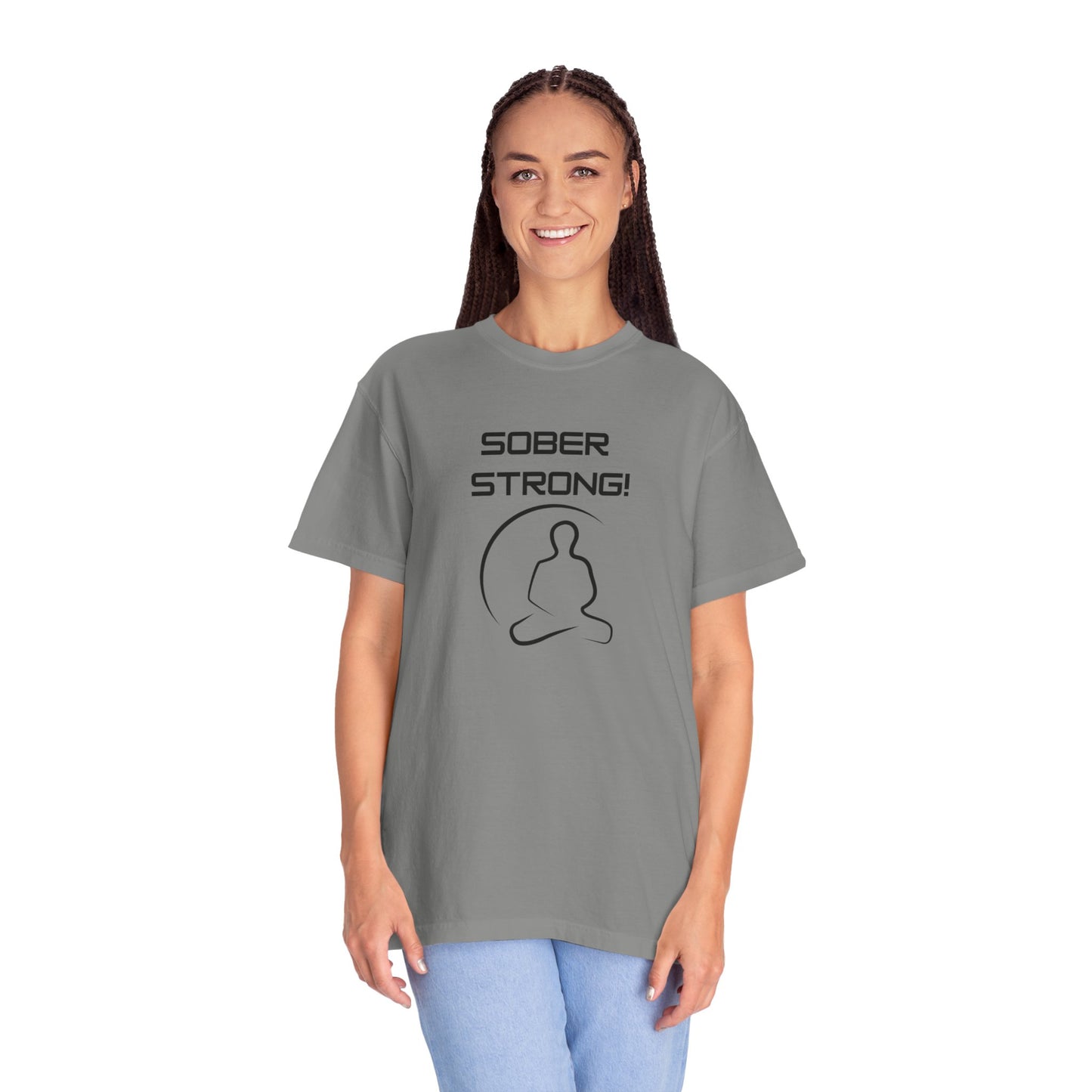 'Sober Strong' - Unisex Graphic Shirt, Positive Vibes, Casual Wear