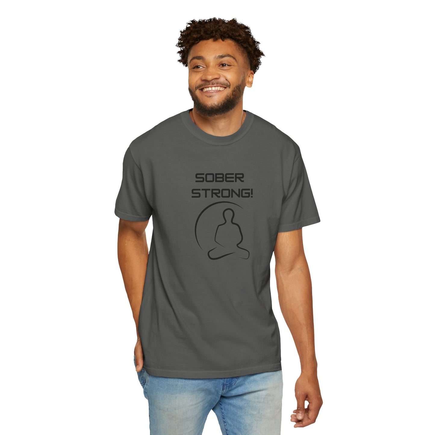 'Sober Strong' - Unisex Graphic Shirt, Positive Vibes, Casual Wear