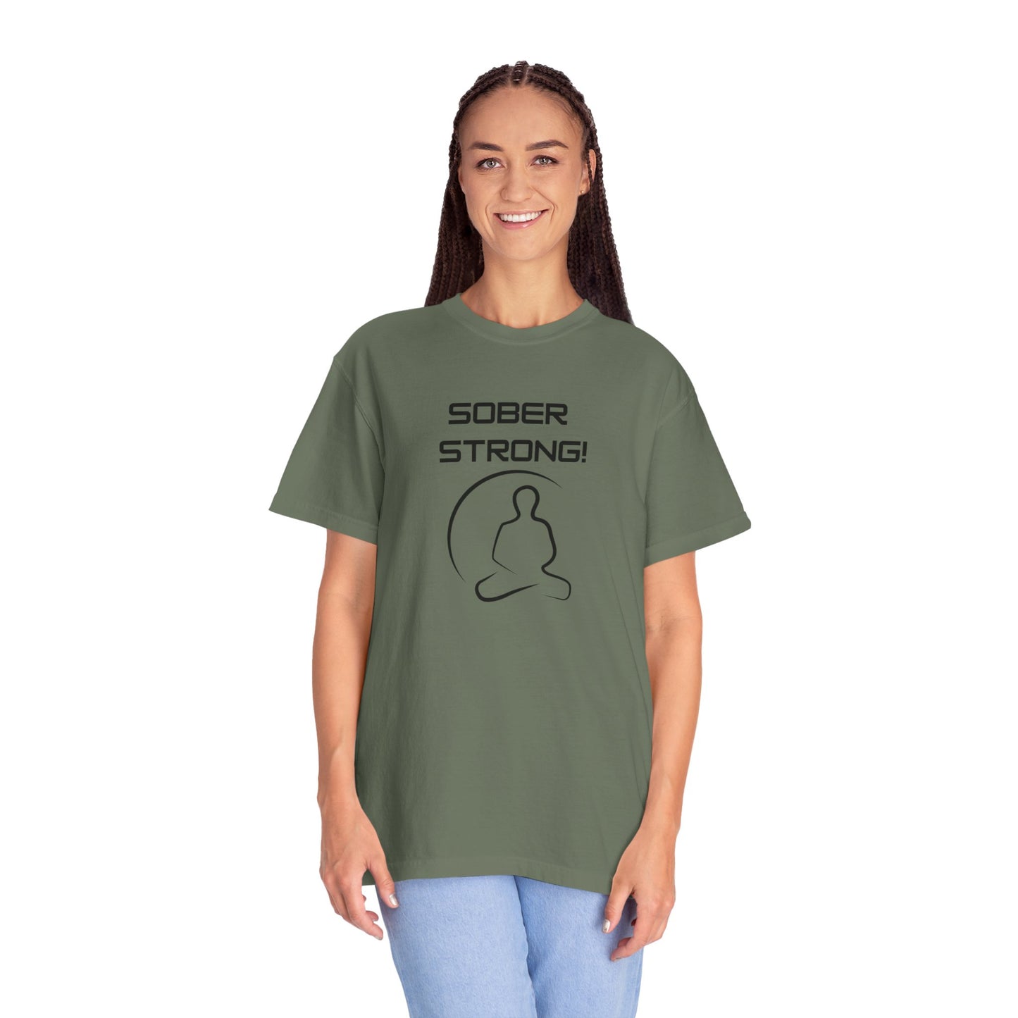 'Sober Strong' - Unisex Graphic Shirt, Positive Vibes, Casual Wear