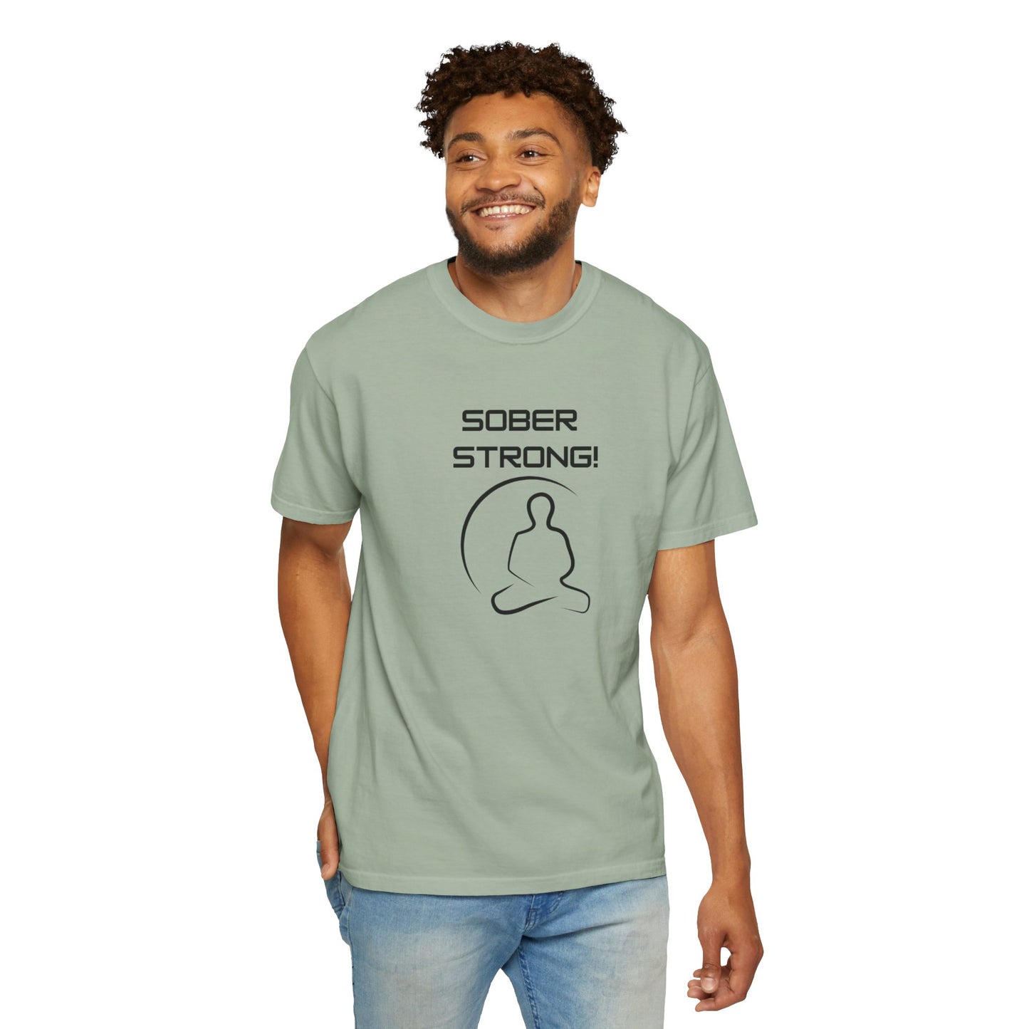 'Sober Strong' - Unisex Graphic Shirt, Positive Vibes, Casual Wear