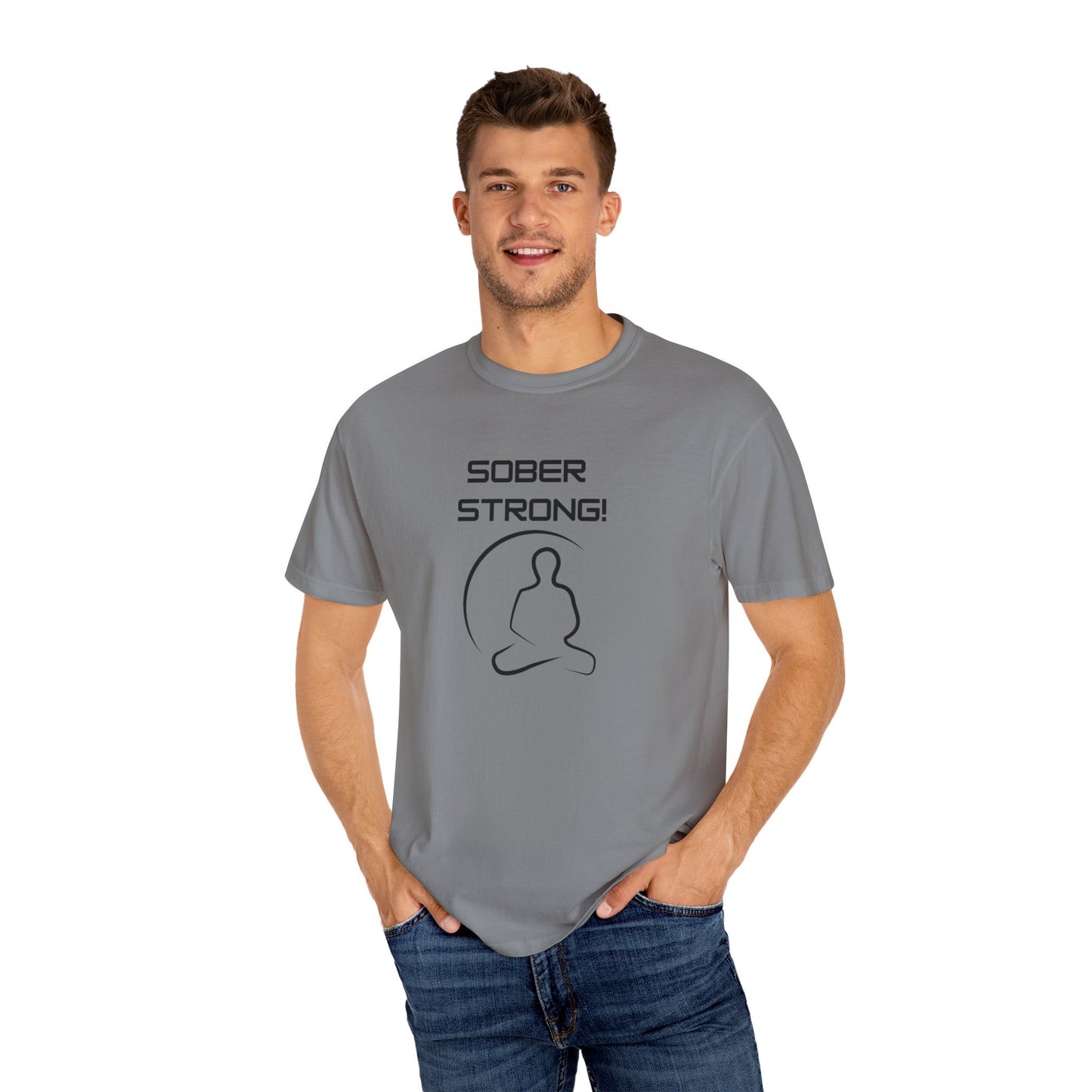 'Sober Strong' - Unisex Graphic Shirt, Positive Vibes, Casual Wear