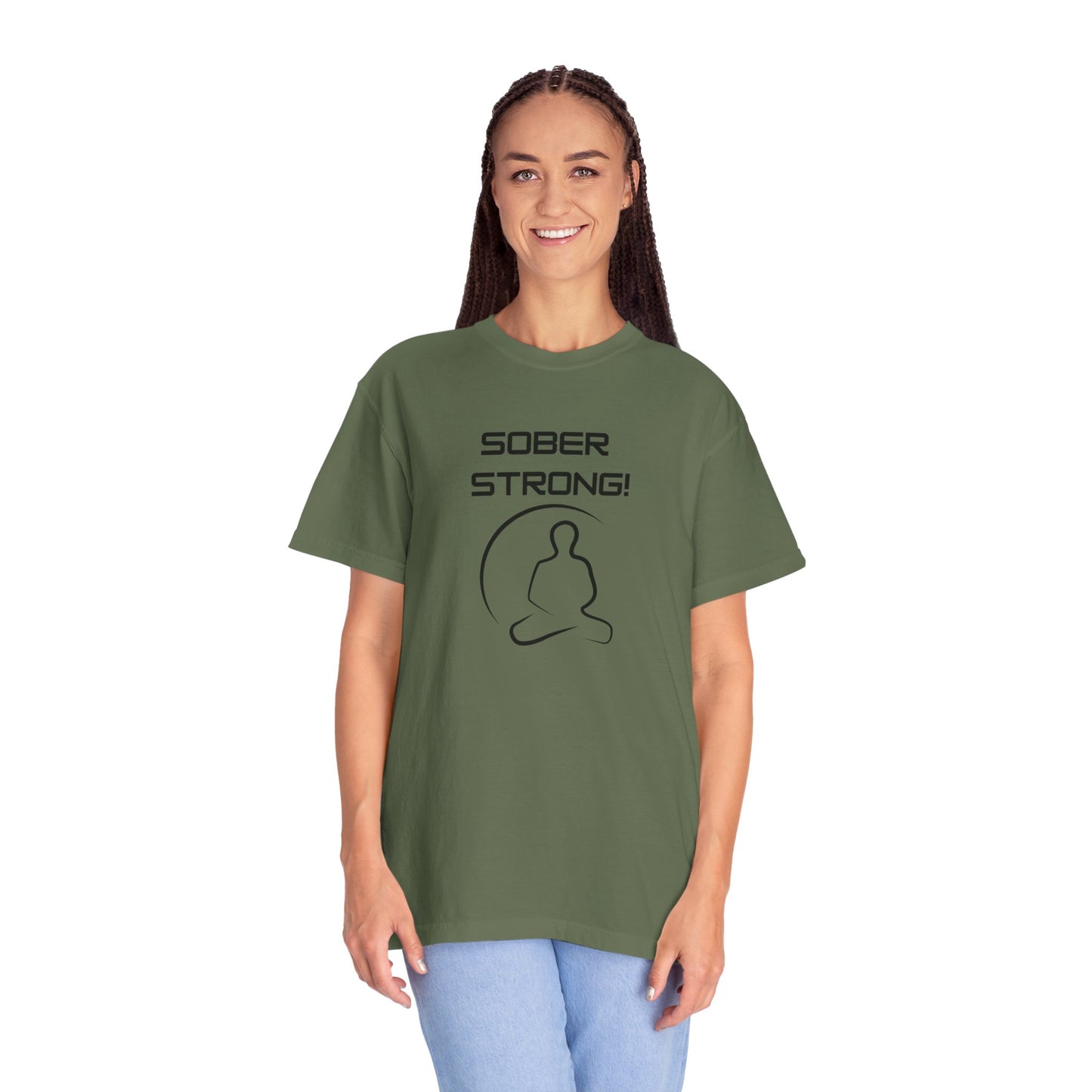 'Sober Strong' - Unisex Graphic Shirt, Positive Vibes, Casual Wear