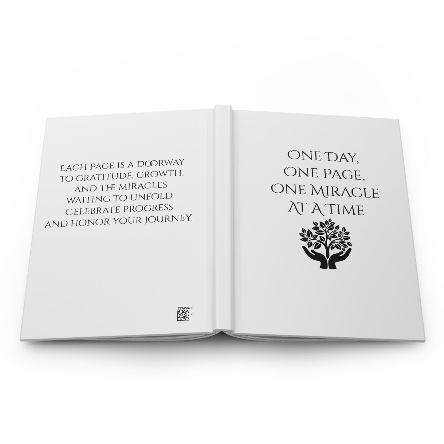 Inspirational Hardcover Journal for Gratitude and Growth, Daily Planner, Motivational Notepad, Mindfulness Journal, Gift for Writers