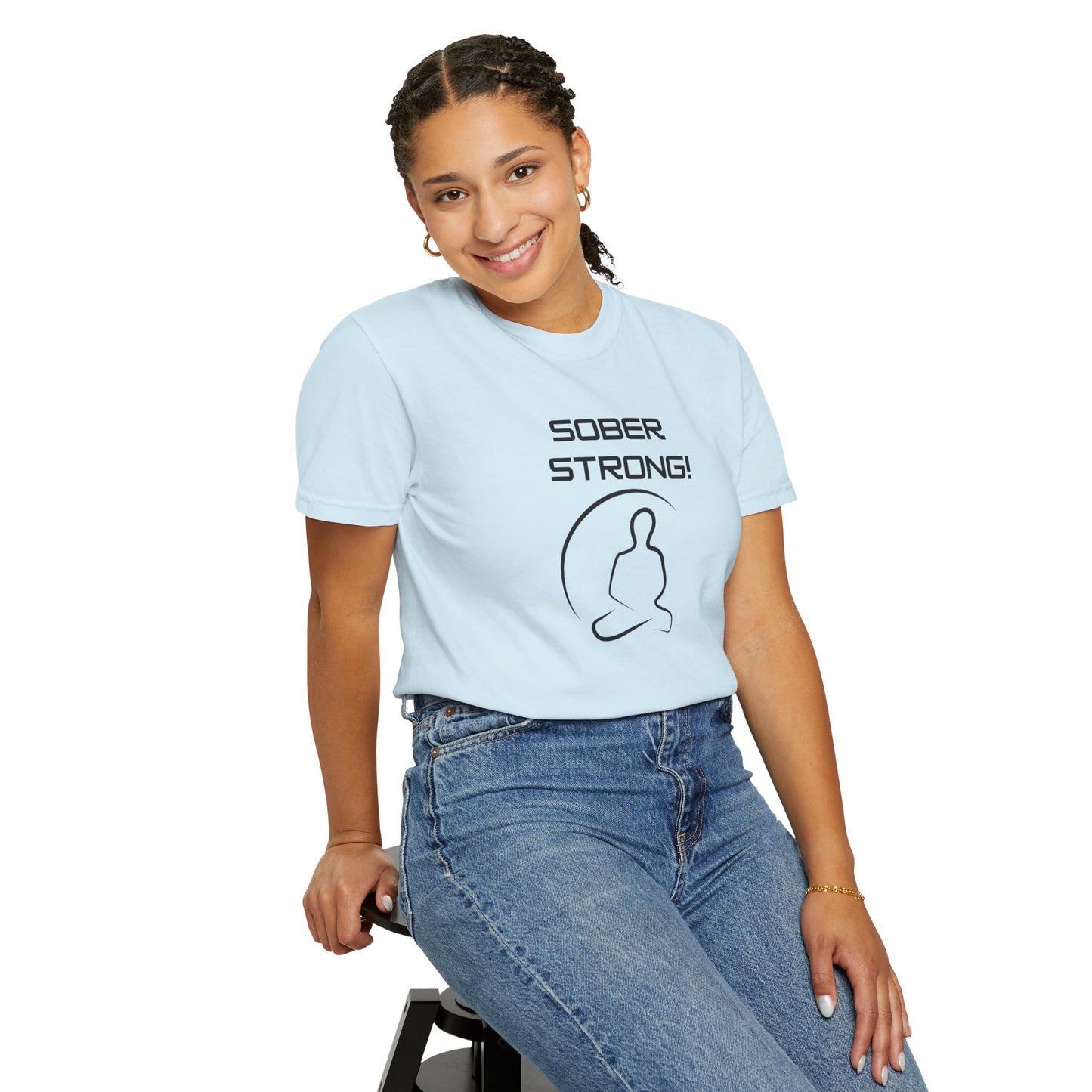 'Sober Strong' - Unisex Graphic Shirt, Positive Vibes, Casual Wear