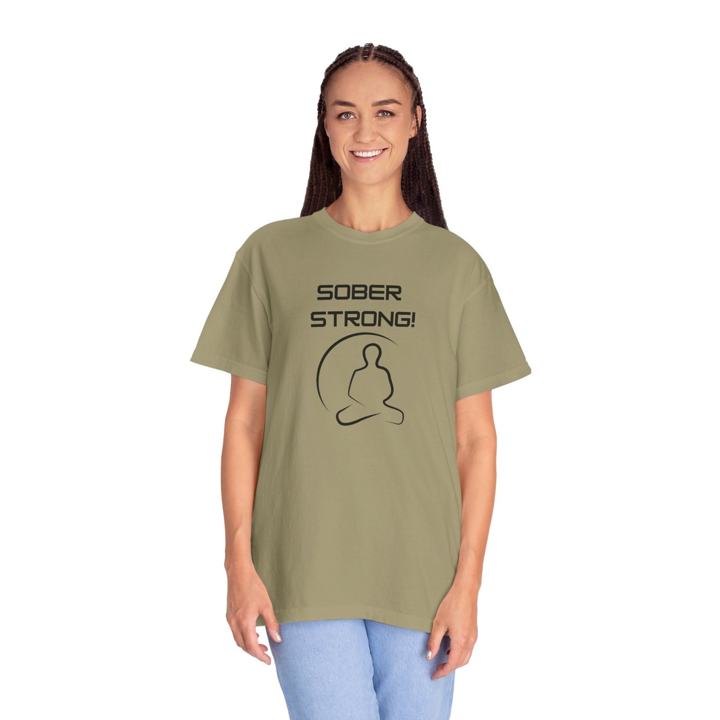 'Sober Strong' - Unisex Graphic Shirt, Positive Vibes, Casual Wear