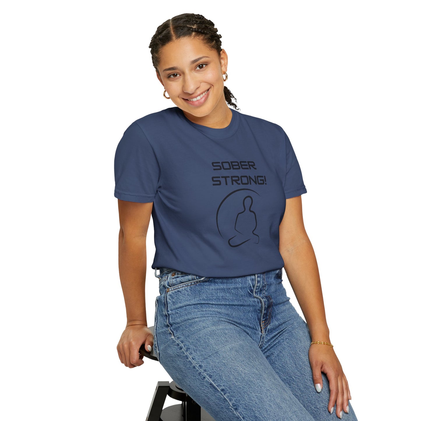'Sober Strong' - Unisex Graphic Shirt, Positive Vibes, Casual Wear