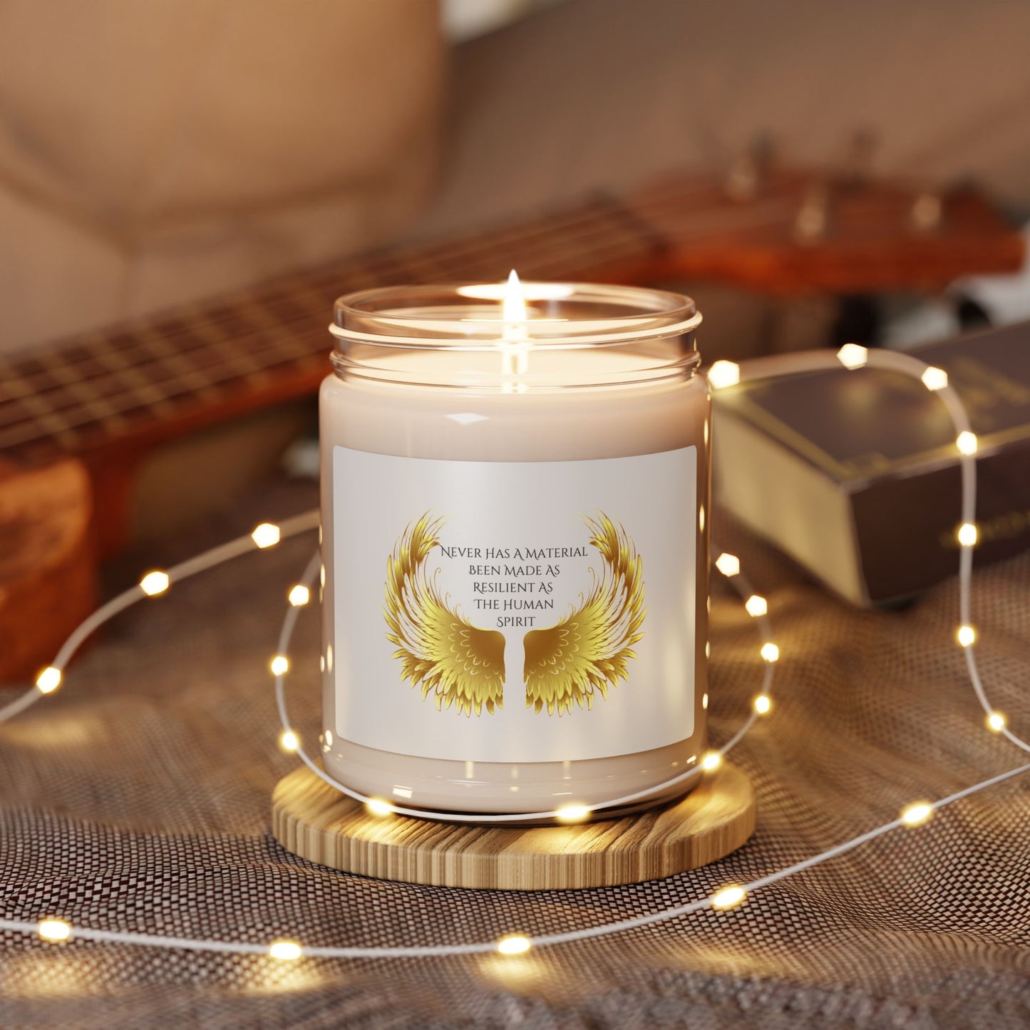 Resilient Spirit-Scented Soy Candle - 9oz Inspirational Home Fragrance