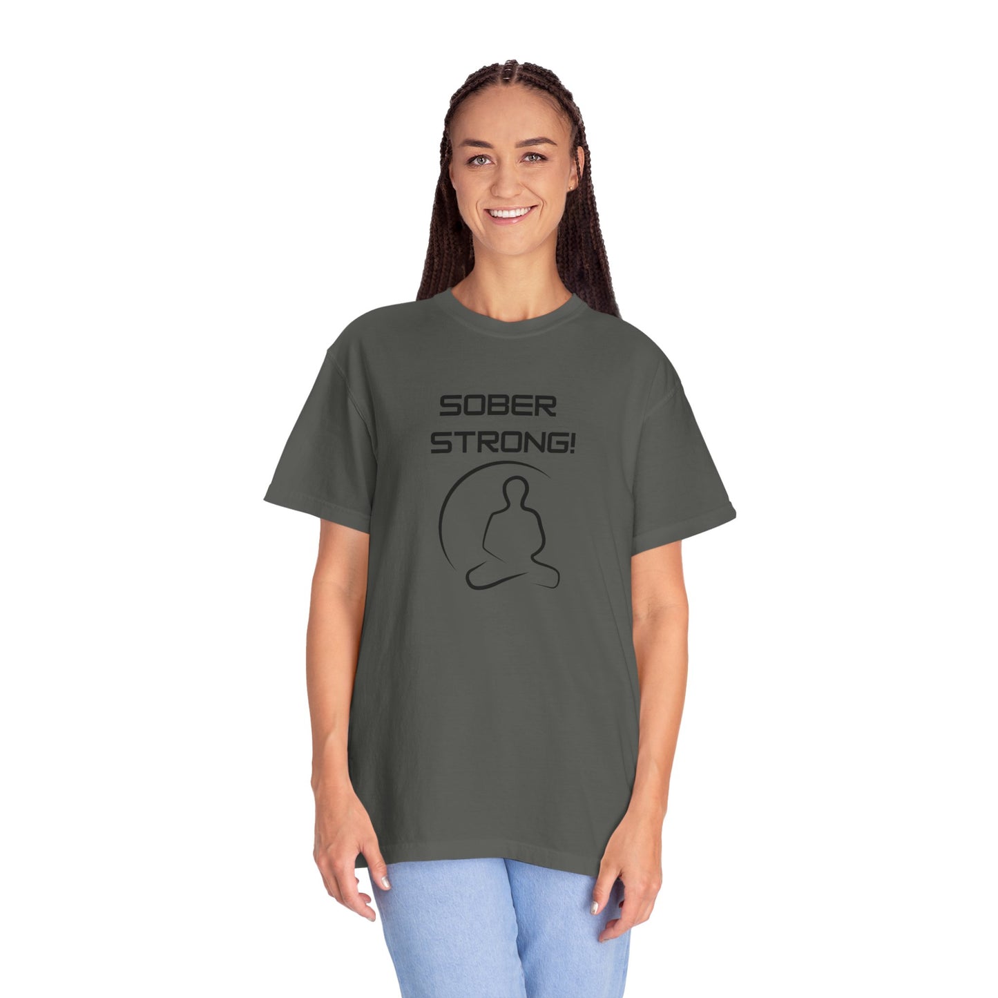 'Sober Strong' - Unisex Graphic Shirt, Positive Vibes, Casual Wear
