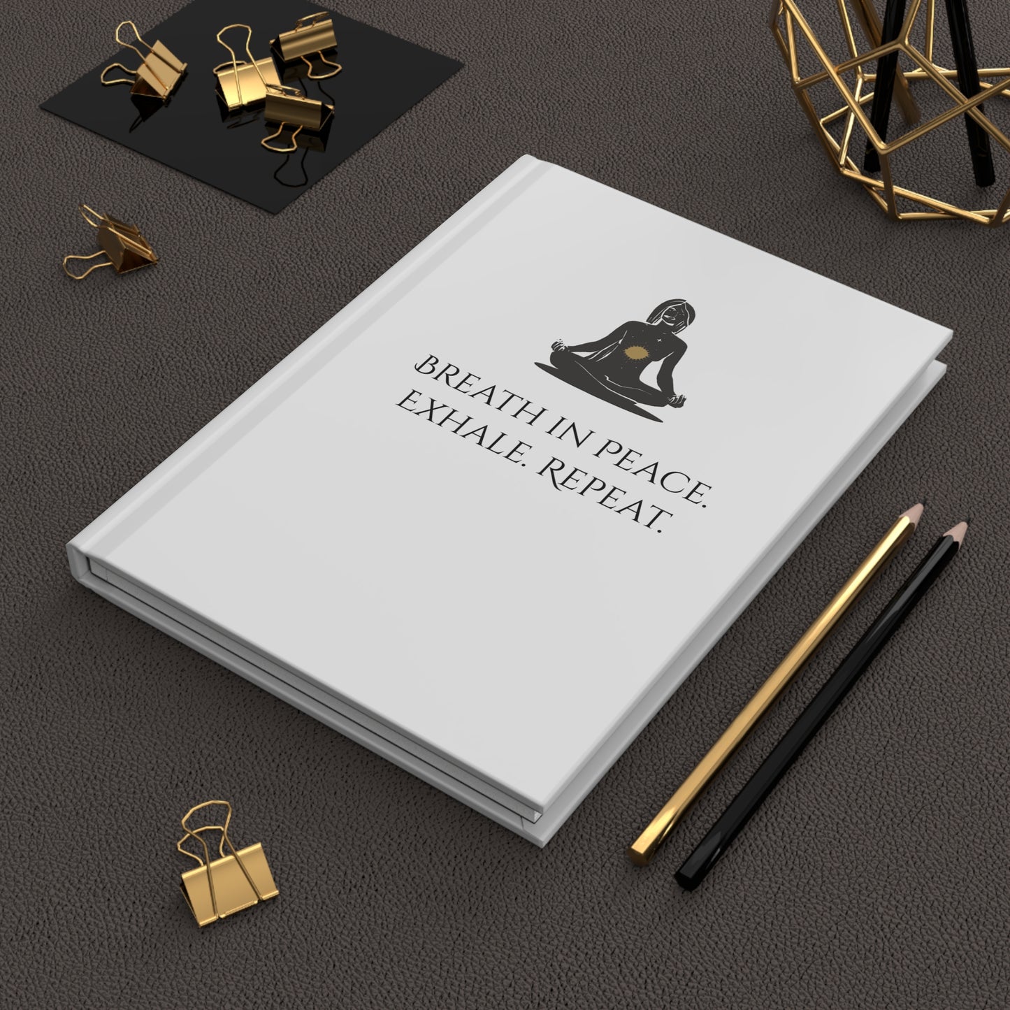Mindful Hardcover Journal | Meditation & Self-Reflection Notebook, Spiritual Gift, Wellness Journal, Affirmation Diary, Mindfulness
