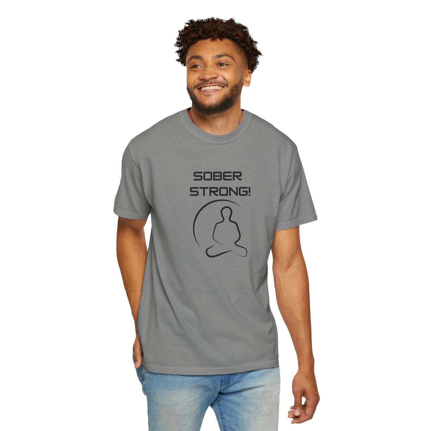 'Sober Strong' - Unisex Graphic Shirt, Positive Vibes, Casual Wear