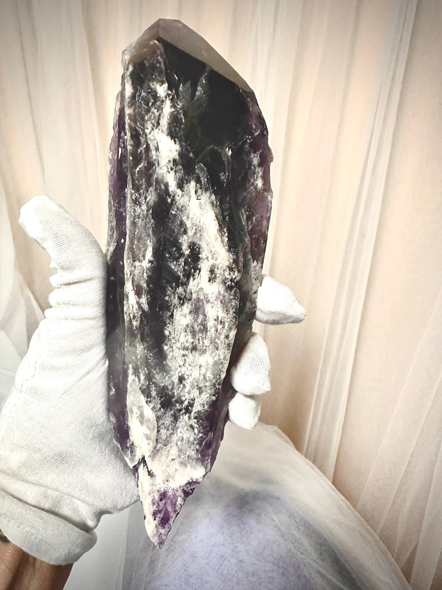 Large Amethyst Elestial Point- 1 Available