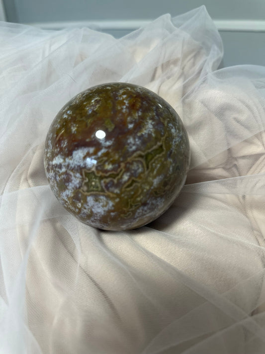 Ocean Jasper Sphere - 1 Available