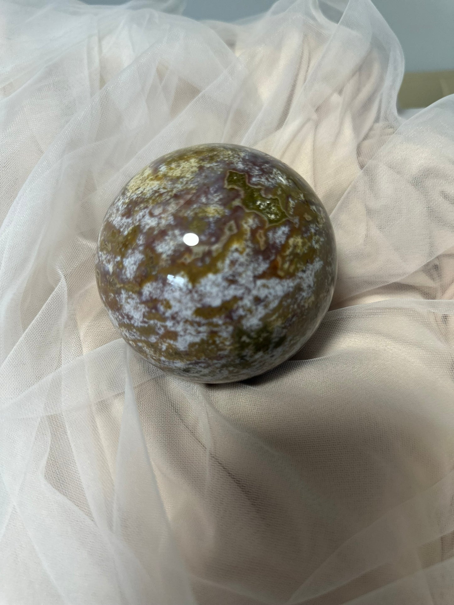 Ocean Jasper Sphere - 1 Available