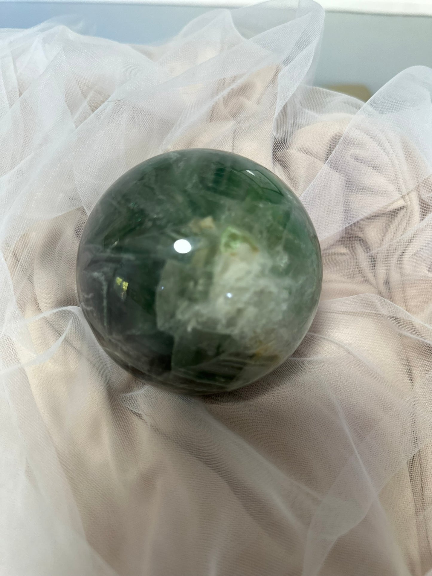 Rainbow Fluorite Sphere- 1 Available