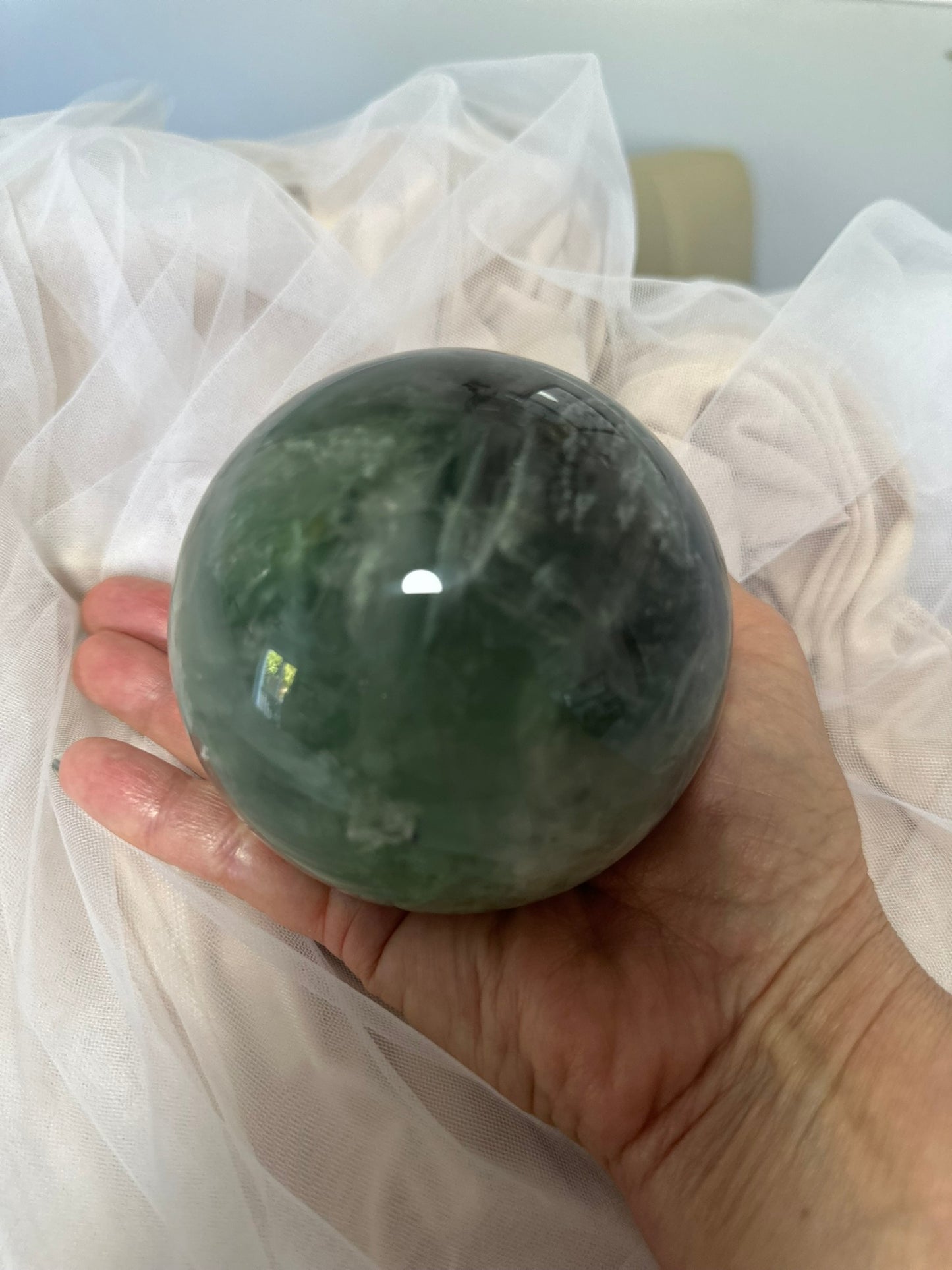 Rainbow Fluorite Sphere- 1 Available