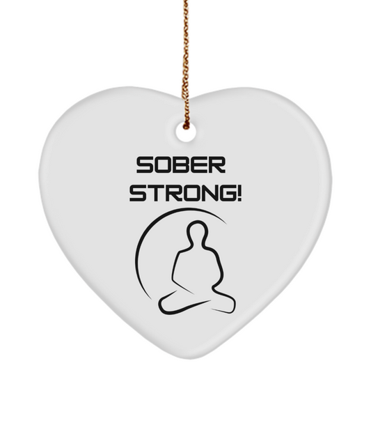 Sober Strong! Ornament