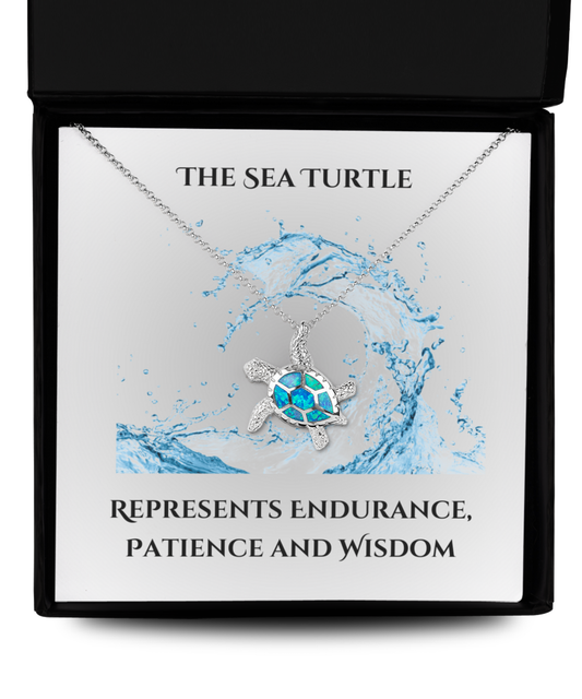 The Sea Turtle Represents Endurance, Patience and Wisdom